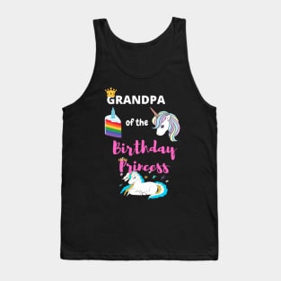 Grandpa of the Birthday Princess Tank Top